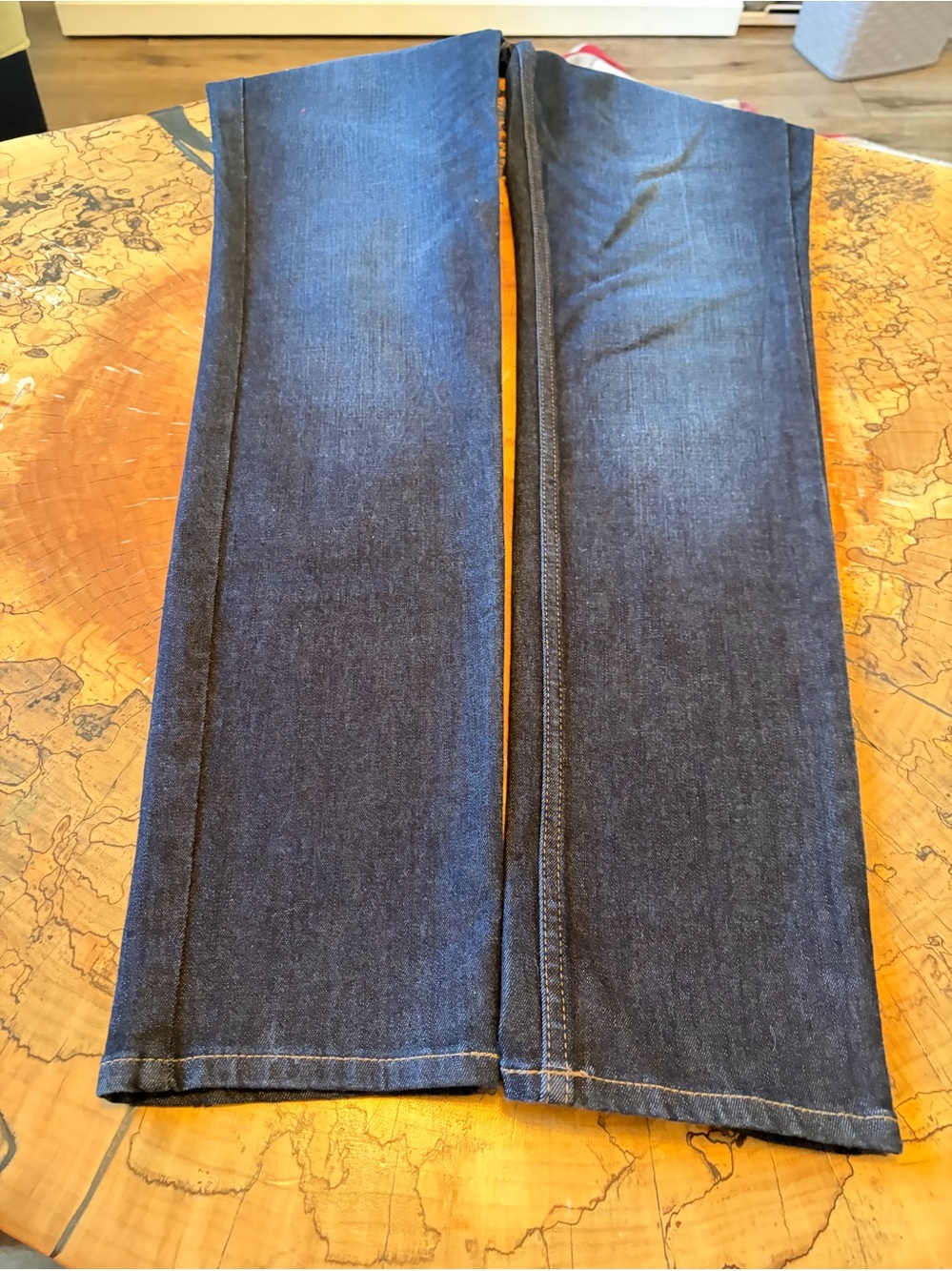 White House Black Market Dark Blue Boot Cut Jeans